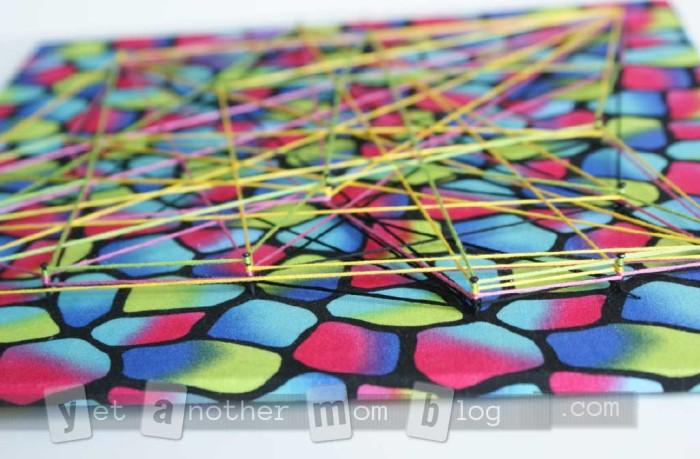 string art final result side view