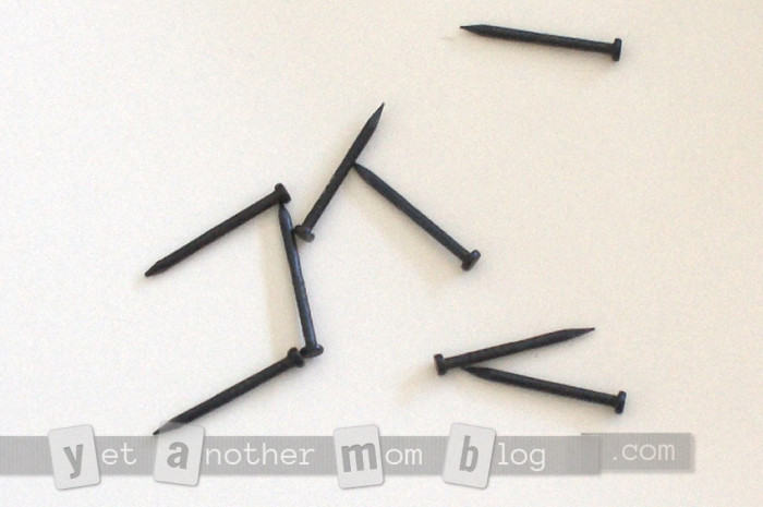 string art - nails