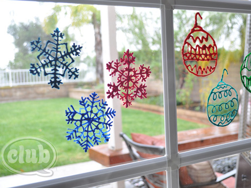 70+ Uses for Puffy Paint: Puffy Paint Window Clings
