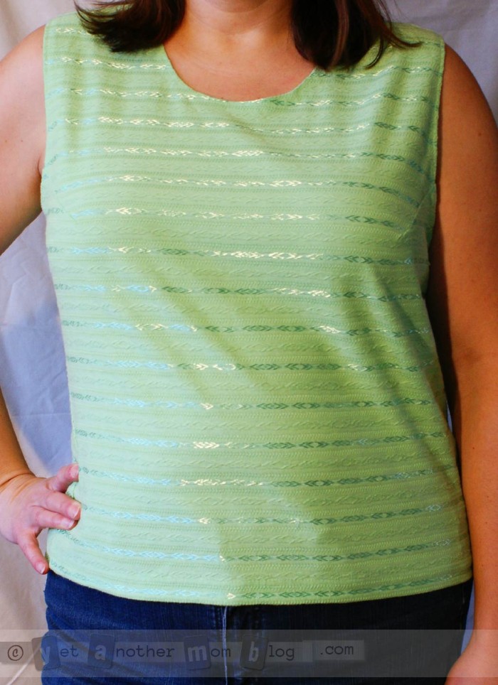 T-shirt refashion result