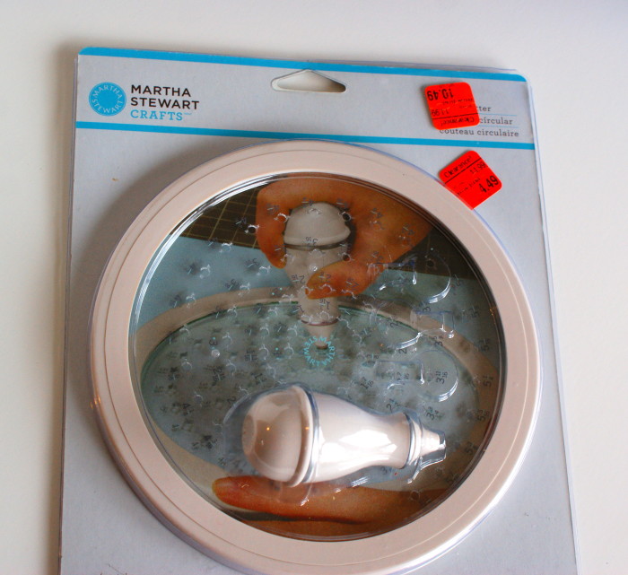 Martha Stewart Crafts circle cutter on clearance