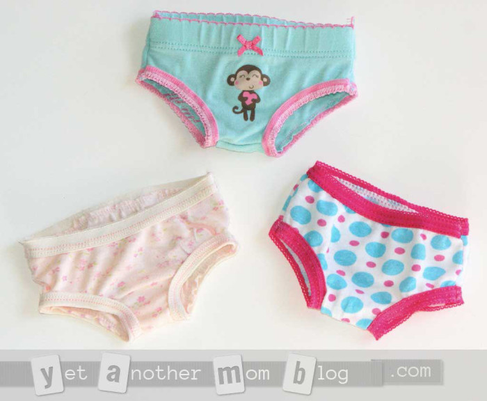 American Girl or Our Generation Doll underwear - free pattern