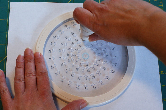 rotating blade in circle cutter