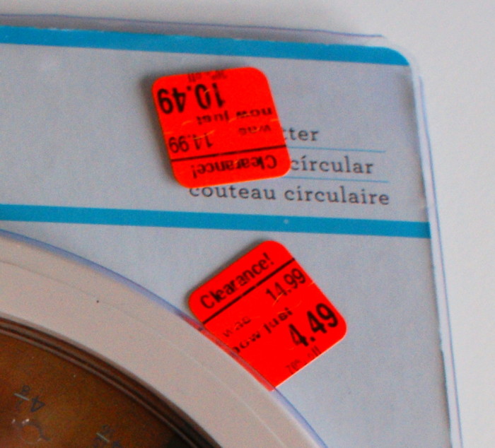 clearance price tag - $4.49