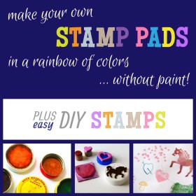 DIY Stamp Pads and Foam Stamps