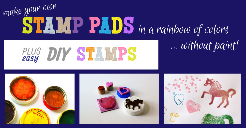 DIY Stamp Pads and Make Your Own Stamps