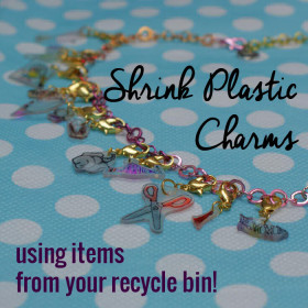 Shrink Plastic Charms Using Items From Your Recycle Bin