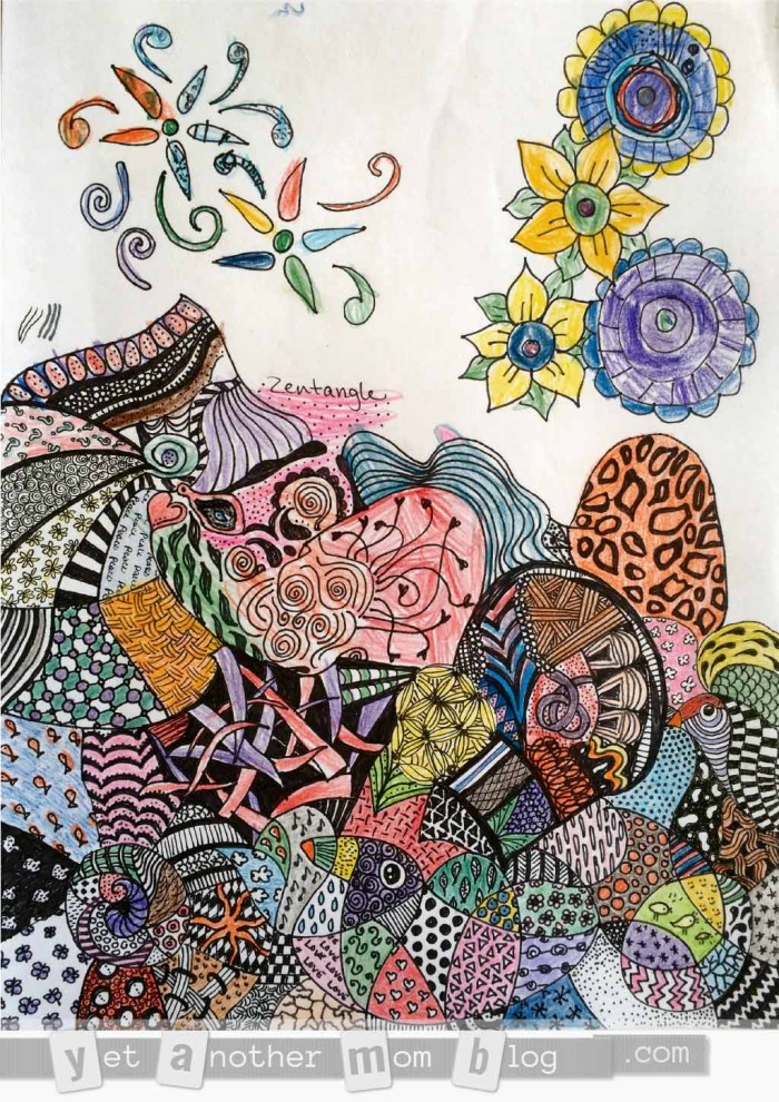 My Doodle Birds and Random Patterns