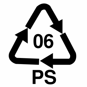 Plastic Recycle Symbol 06