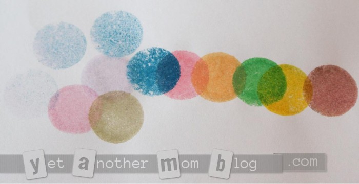 sample of colors of ink pads 