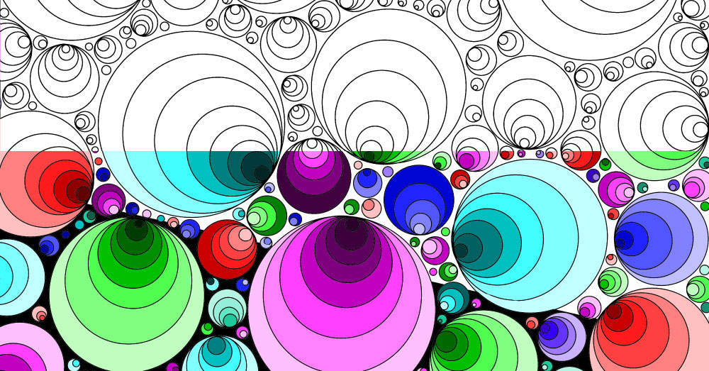 Coloring Pages for Adults: Geometric Circles