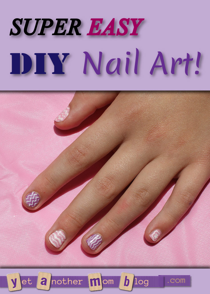 Super Easy Way to Do Nail Art!