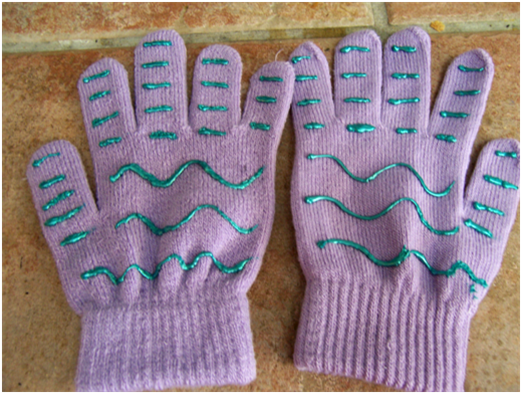70+ Uses for Puffy Paint: no slip work gloves