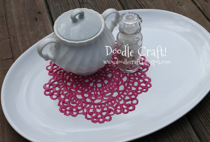 70+ Uses for Puffy Paint: puffy paint doily