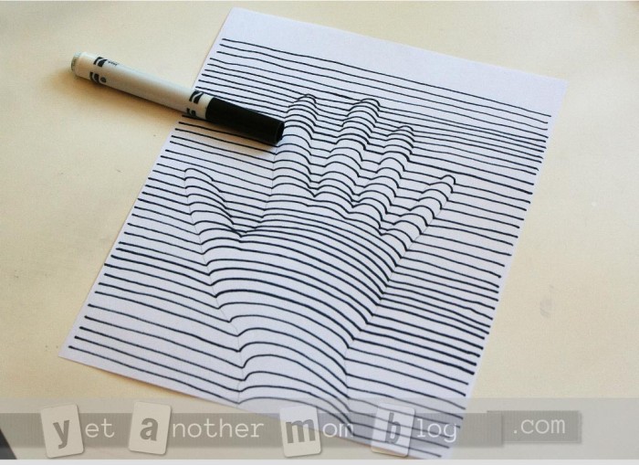 3D Line Art of Hand -final