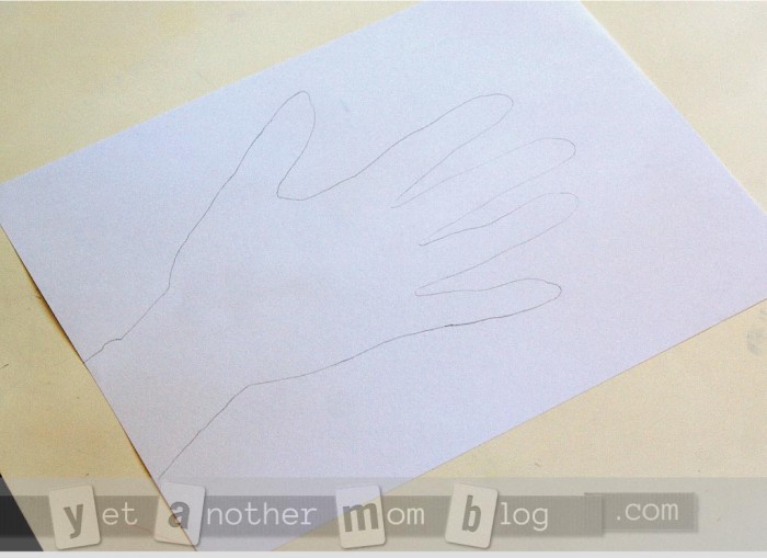3D Line Art of Hand - traced hand