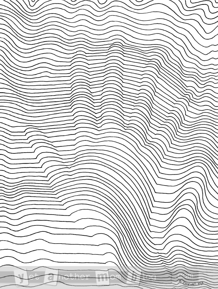 3D Hand Coloring Page