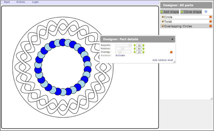 Color Manada - mandala coloring page creation app