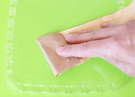Sanding Plastic Sheet