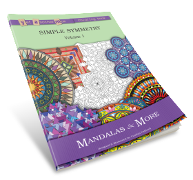 Yet Another Mom Coloring Book: Simple Symmetry, Volume 1: Mandalas and More