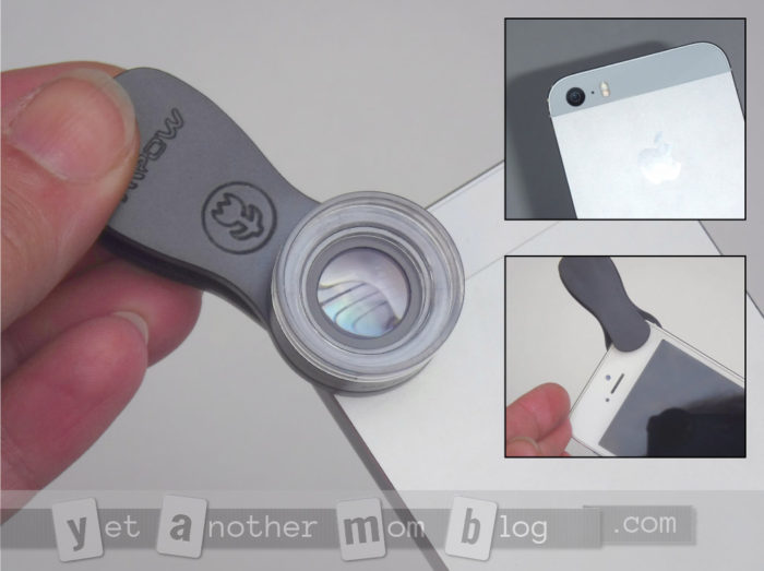 Clipping on the lens - Photography with Kids - Exploring your surroundings from a whole new perspective. We especially love macro photography (super close-ups). And we found this cheap gadget to make this even better!