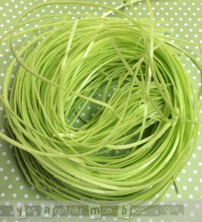 Edible grass close up