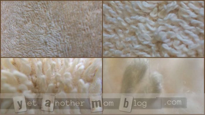Washcloth at different zooms