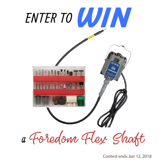 The year is starting off with some great giveaways, including a $500 Fire Mountain Gems shopping spree and a Foredom Flex Shaft! #contests #jewelry #jewelrysupplies #jewelrytools #beads #gemstones #wirewrapping